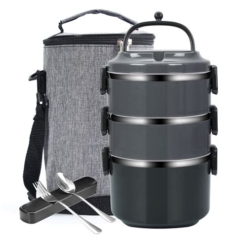 best insulated stainless steel lunch box|stackable lunch box stainless steel.